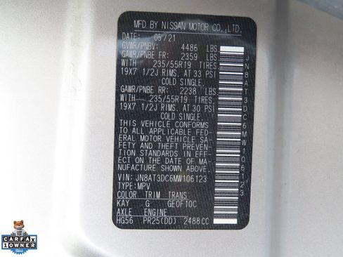 Used 2021 Nissan Rogue Platinum FWD image 28