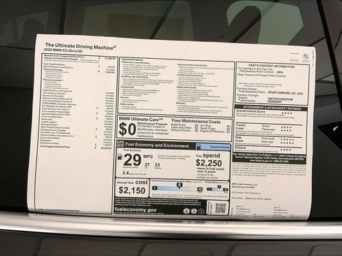 New 2026 BMW X3 xDrive30i w/ Premium Package AWD/4WD image 12