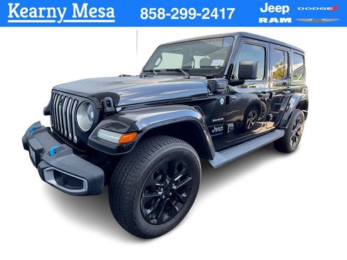Used 2023 Jeep Wrangler Unlimited Sahara w/ Cold Weather Group AWD/4WD image 1