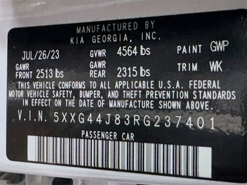 Used 2024 Kia K5 GT w/ GT1 Package image 14