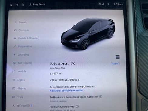 Used 2020 Tesla Model X Long Range AWD/4WD image 11