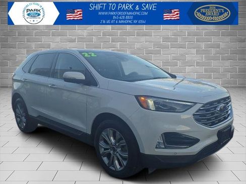 Certified 2022 Ford Edge Titanium w/ Equipment Group 301A image 1