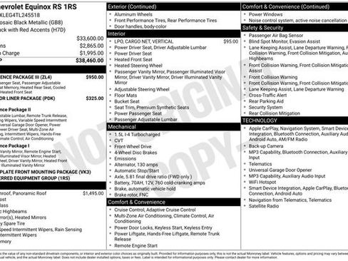 Used 2026 Chevrolet Equinox RS w/ Convenience Package III FWD image 5