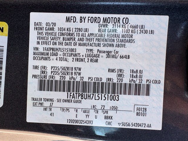 Used 2020 Ford Mustang Premium RWD image 29