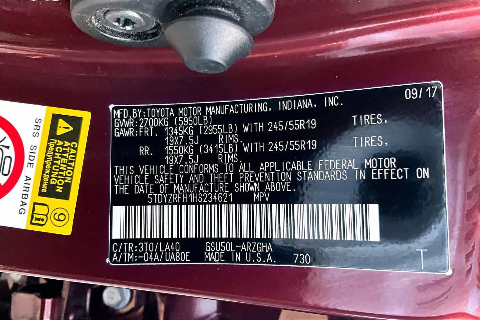 Used 2017 Toyota Highlander Limited FWD image 35