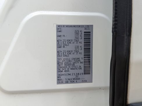 Used 2022 Nissan Pathfinder SL w/ Lighting Package (N92) image 41