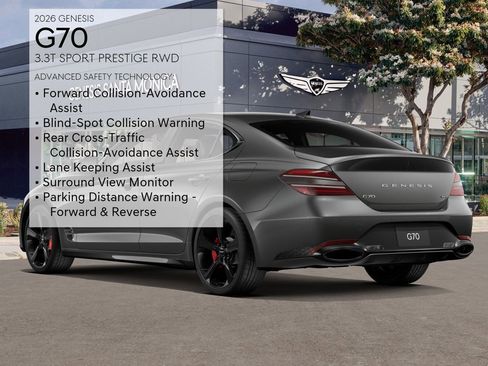 New 2026 Genesis G70 3.3T Sport Prestige RWD image 8