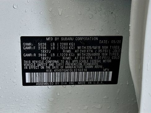 Used 2020 Subaru Outback Limited XT w/ Popular Package #2 image 35