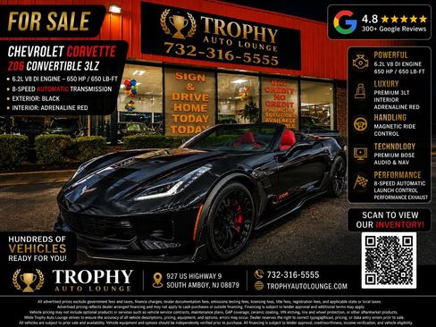 Used 2016 Chevrolet Corvette Z06 w/ 3LZ Preferred Equipment Group RWD image 1