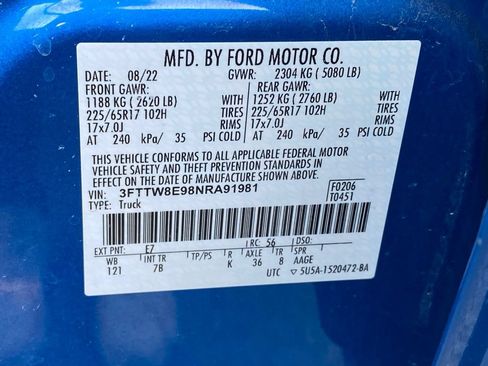 Used 2022 Ford Maverick XLT FWD image 13