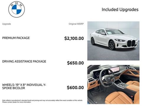 Used 2026 BMW 430i xDrive Coupe w/ Premium Package AWD/4WD image 3