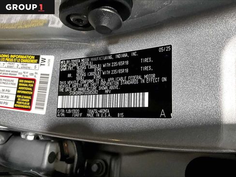 Certified 2025 Toyota Highlander XLE AWD/4WD image 37
