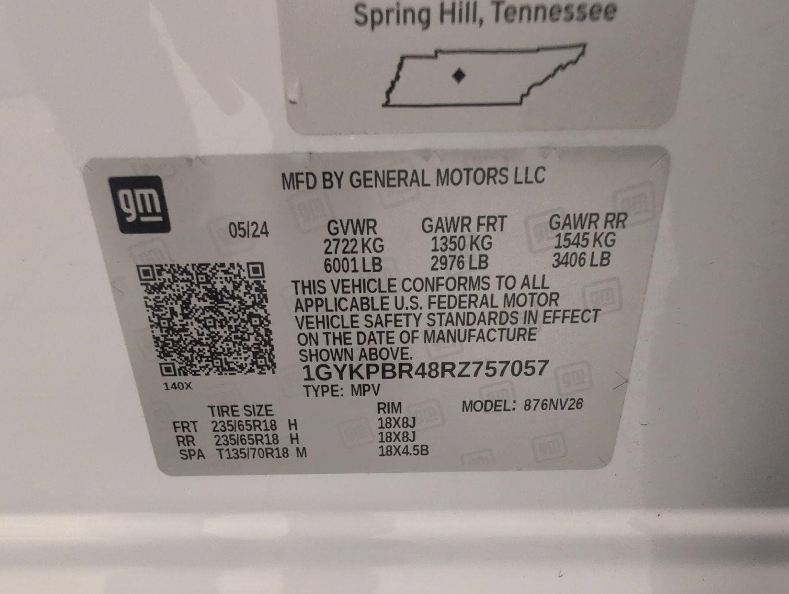 Certified 2024 Cadillac XT6 Luxury w/ LPO, Floor Liner Package AWD/4WD image 29