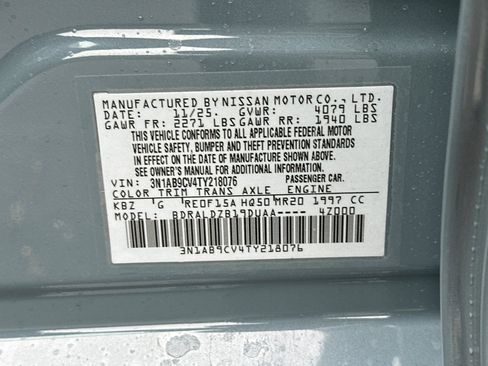 New 2026 Nissan Sentra SV w/ Floor Mat Package image 26
