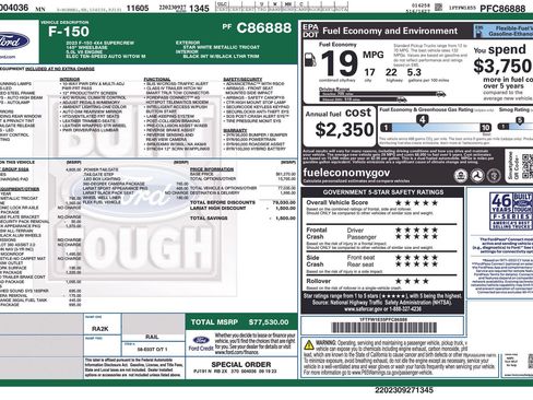 Certified 2023 Ford F150 Lariat w/ Equipment Group 502A High AWD/4WD image 5