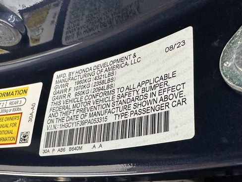 Certified 2023 Honda Accord EX image 13