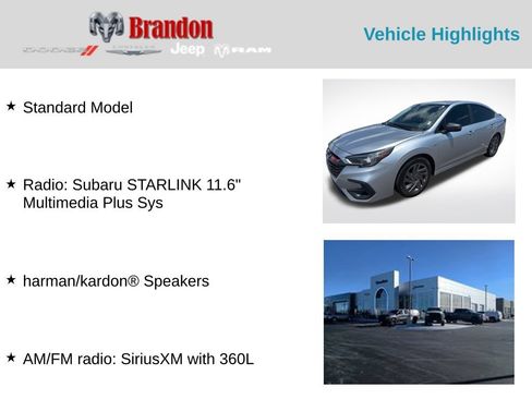 Used 2024 Subaru Legacy Sport AWD/4WD image 2