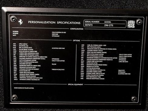 Certified 2024 Ferrari 296 GTS image 26