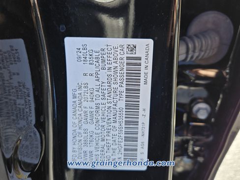 Certified 2025 Honda Civic Sport image 14