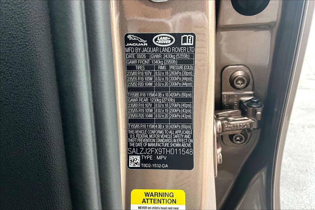 New 2026 Land Rover Range Rover Evoque S AWD/4WD image 8