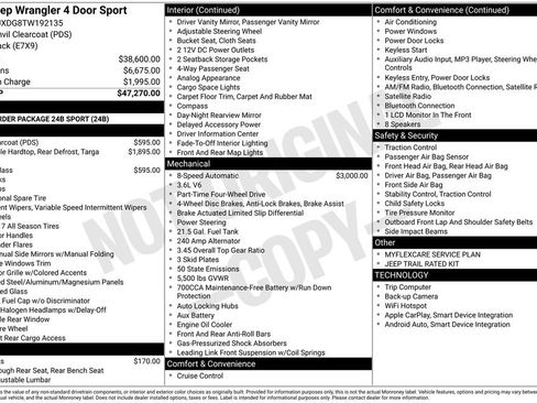 New 2026 Jeep Wrangler Sport image 6