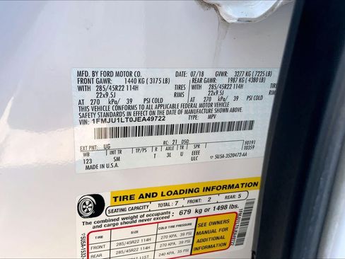 Used 2018 Ford Expedition Platinum RWD image 29
