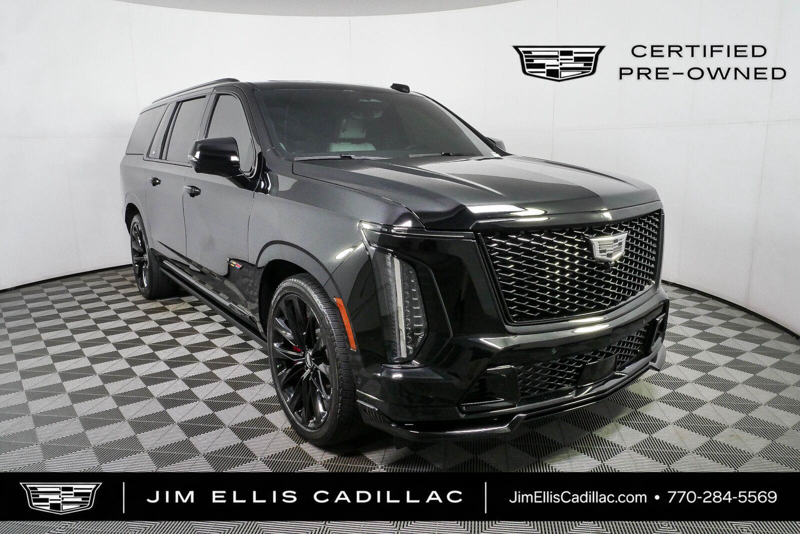 Used 2025 Cadillac Escalade ESV V w/ LPO, ONYX Package AWD/4WD image 1