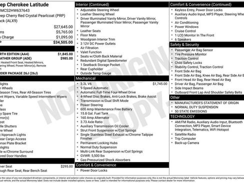 Used 2017 Jeep Cherokee Latitude w/ True North Edition image 15