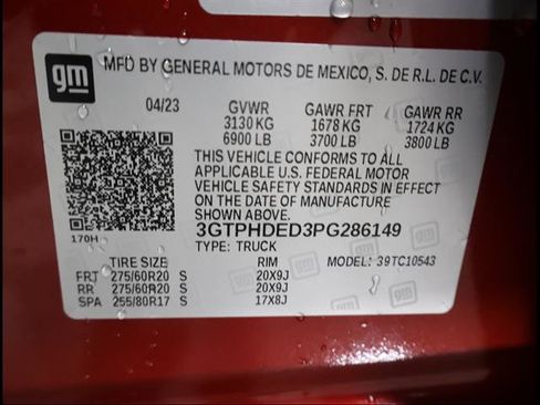 Used 2023 GMC Sierra 1500 SLT w/ SLT Premium Package RWD image 12