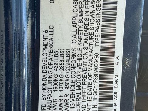 Used 2023 Honda Accord EX image 29