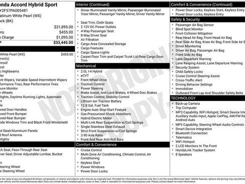 Used 2023 Honda Accord Sport image 2
