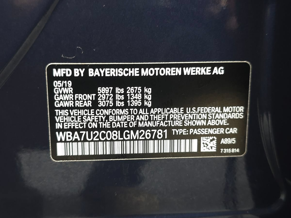 Used 2020 BMW 750i xDrive w/ Executive Package AWD/4WD image 68