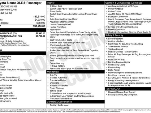 Used 2013 Toyota Sienna XLE w/ Entertainment Pkg image 6