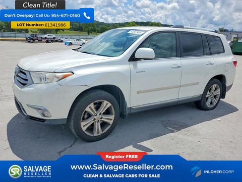 Used 2012 Toyota Highlander Limited w/ Tow Pkg FWD image 1