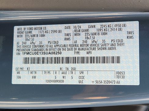 Certified 2025 Ford Escape SE FWD image 27