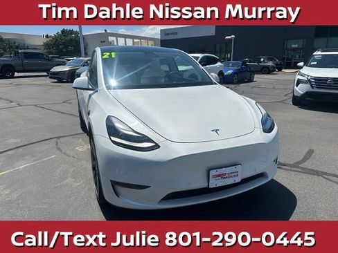 Used 2021 Tesla Model Y Long Range AWD/4WD image 3