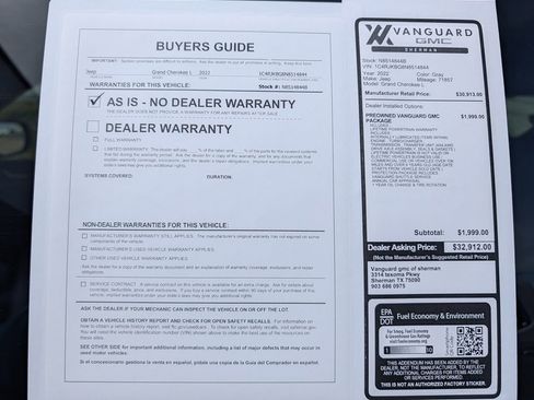 Used 2022 Jeep Grand Cherokee L Limited image 36