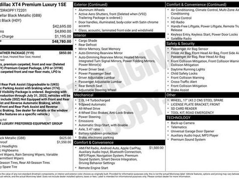 Certified 2023 Cadillac XT4 Premium Luxury w/ Cold Weather Package image 34