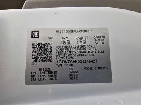 New 2025 GMC Savana 2500 w/ Driver Convenience Package image 11