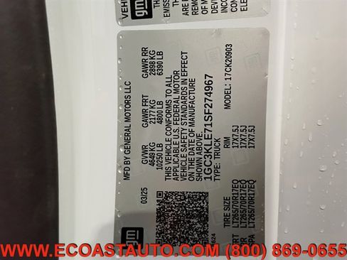 Used 2025 Chevrolet Silverado 2500 W/T w/ WT/CX Safety Package image 17