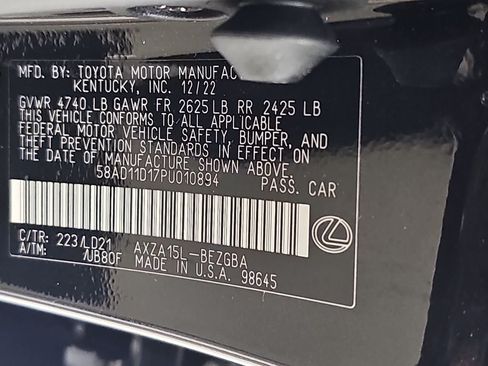 Used 2023 Lexus ES 250 w/ Premium Package AWD/4WD image 33