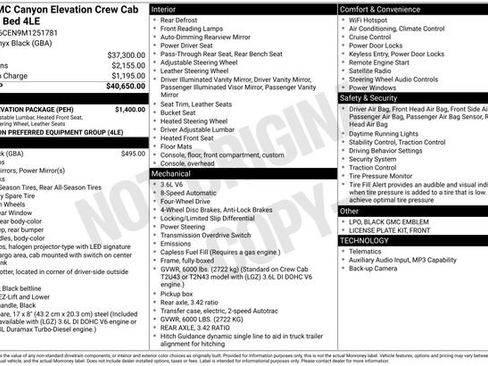 Used 2021 GMC Canyon Elevation w/ High Elevation Package AWD/4WD image 6