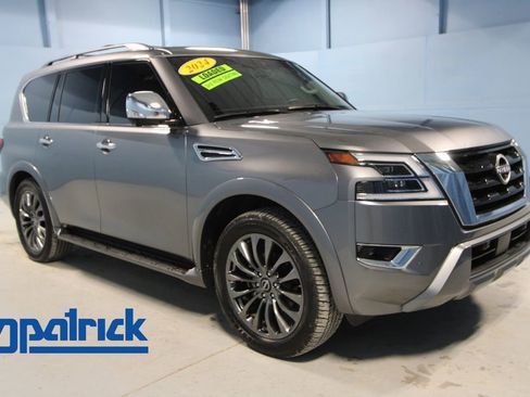 Used 2024 Nissan Armada Platinum w/ Captain's Chairs Package image 1