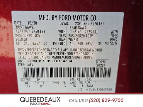 Used 2020 Ford Edge ST-Line image 20