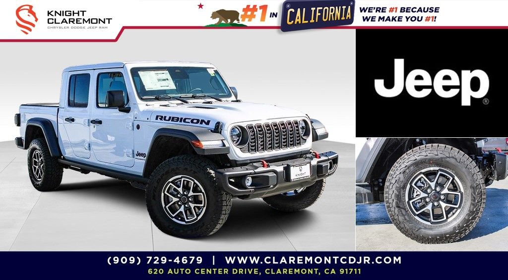 New 2026 Jeep Gladiator Rubicon w/ Steel Bumper Group AWD/4WD 360° Tour