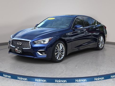 Used 2022 INFINITI Q50 Luxe w/ Cargo Package RWD image 1