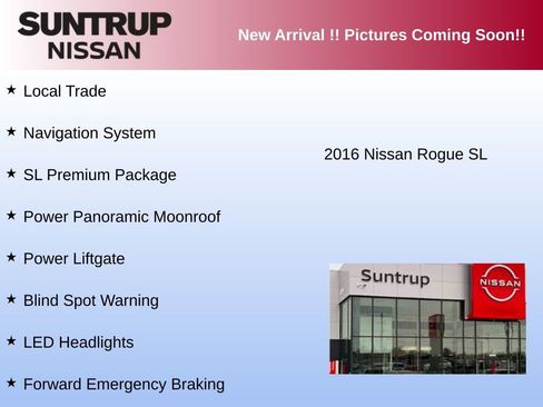 Used 2016 Nissan Rogue SL w/ SL Premium Package image 2