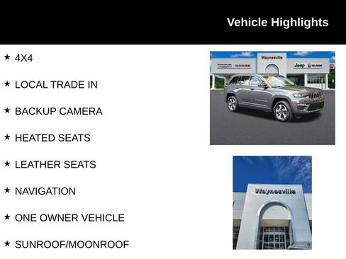 Used 2022 Jeep Grand Cherokee Limited 4xe AWD/4WD image 2