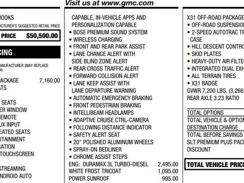 Certified 2020 GMC Sierra 1500 SLT w/ SLT Premium Plus Package image 2