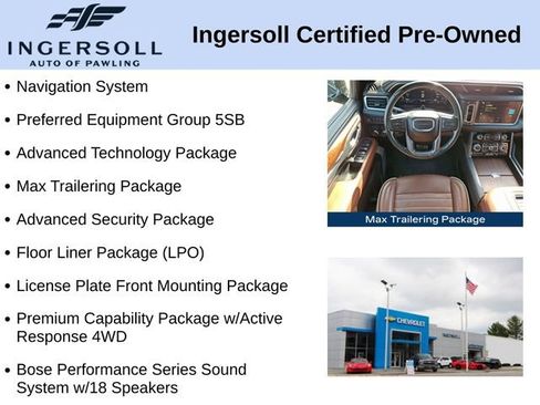 Used 2024 GMC Yukon XL Denali Ultimate w/ LPO, Floor Liner Package AWD/4WD image 10
